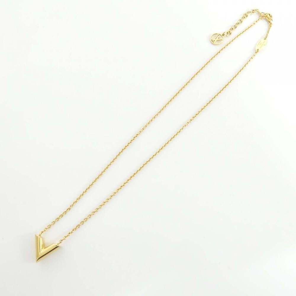 LOUIS VUITTON Gold Necklace - Picture 2 of 6